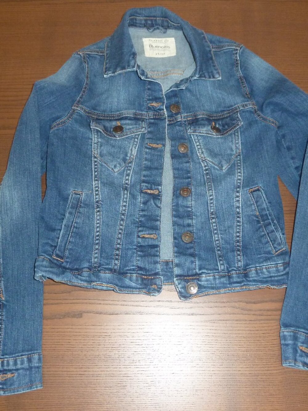 Bluenotes Classic XS 100% Cotton Button Up Women's Jean Jacket